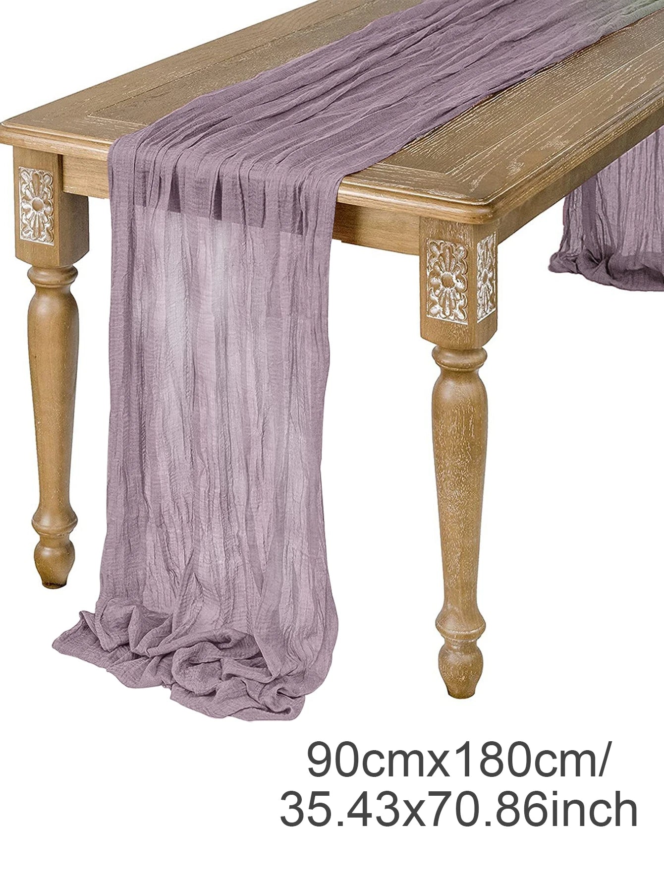 Camino de Mesa de Gasa Semitransparente, Salvia, Gasa de Queso, Decoración de Mesa, Comedor, Boda Vintage, Fiesta de Navidad, Banquetes, Arcos, Decoración de Pasteles