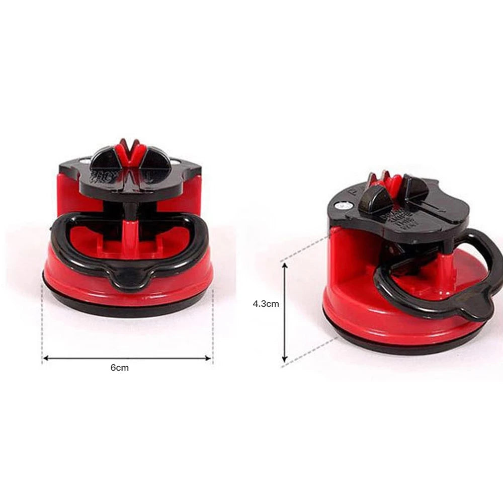 Afilador de cuchillos, herramienta de afilado, fácil y seguro para afilar cuchillos de cocina, cuchillos de chef, cuchillos de Damasco, afilador de succión