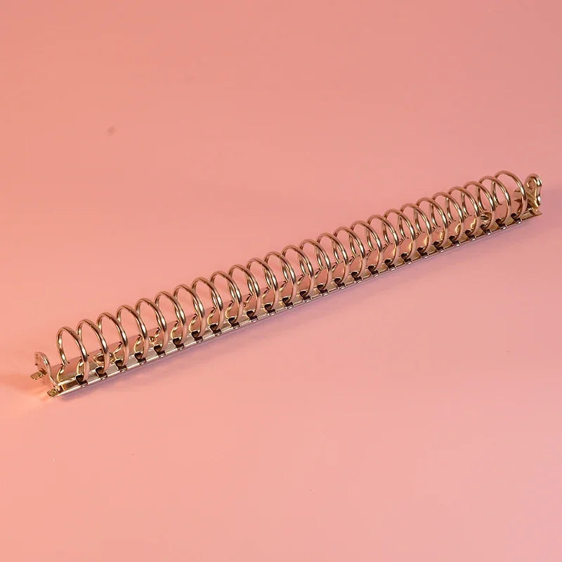 Anneaux de reliure en acier inoxydable A5 B5, 20/26 anneaux, pour cahiers, albums, journaux, fournitures de bureau et scolaires