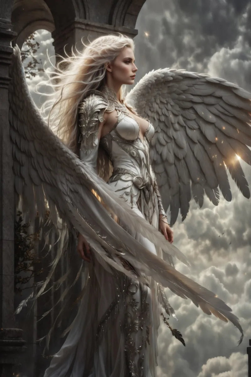 Nordic Fashion Exquisite Sexy Woman Battle Angel Knight Posters Prints Canvas Painting Wall Art Picture Living Room Home Decor