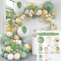 Kit Arche de Guirlande de Ballons Vert Sauge Décoration de Fête d'Anniversaire de Mariage Enfants Adultes Ballons de Mariage Décor de Baby Shower Globos