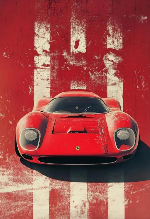 Retro Muscle Car 70s Auto Poster Classic German Car Poster Vintage Wall Art Unique Room Decoration Canvas Painting for Home Room