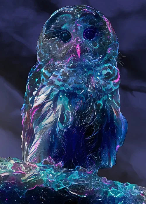 Póster de pintura al óleo de animales abstractos de vapor, pintura al óleo abstracta vintage, decoración artística de animales, impresiones en lienzo estéticas para el hogar y la habitación