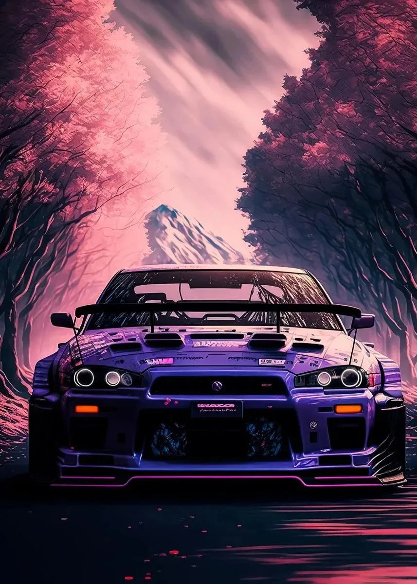 Trending Cars Porsche 911 GT3 RS Retro Cartel de Ciudad y Grabados Lienzo Pintura Arte de Pared Imágenes para el Hogar Sala de Estar Cuadros
