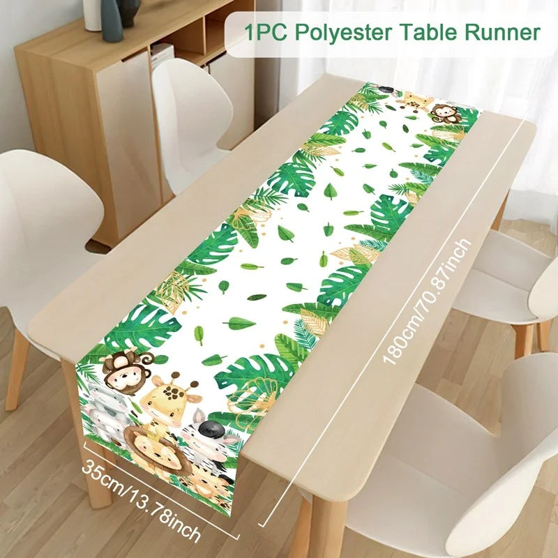 Vaisselle jetable Feuilles Vert Sauge Assiette en papier à bord doré Tasses Serviettes Décoration de mariage Anniversaire Fête Hawaïenne