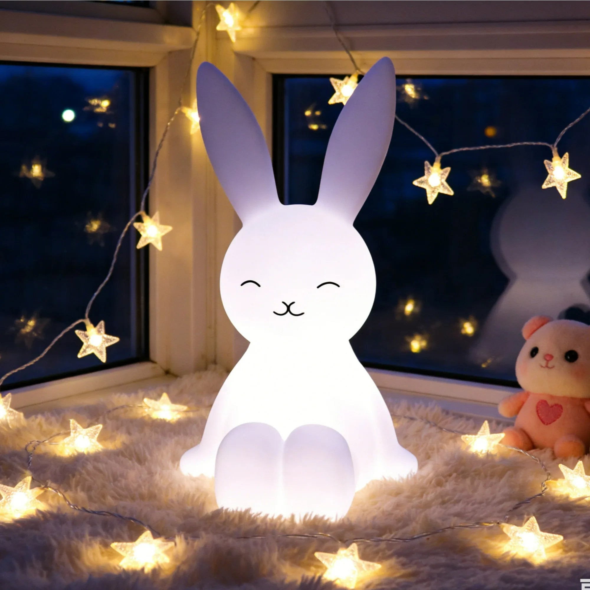 Jolie veilleuse d'ambiance avec télécommande et variateur, motif dessin animé mignon, cadeau pour enfants, lampe de chevet pour chambre à coucher, lampadaire pour salon.