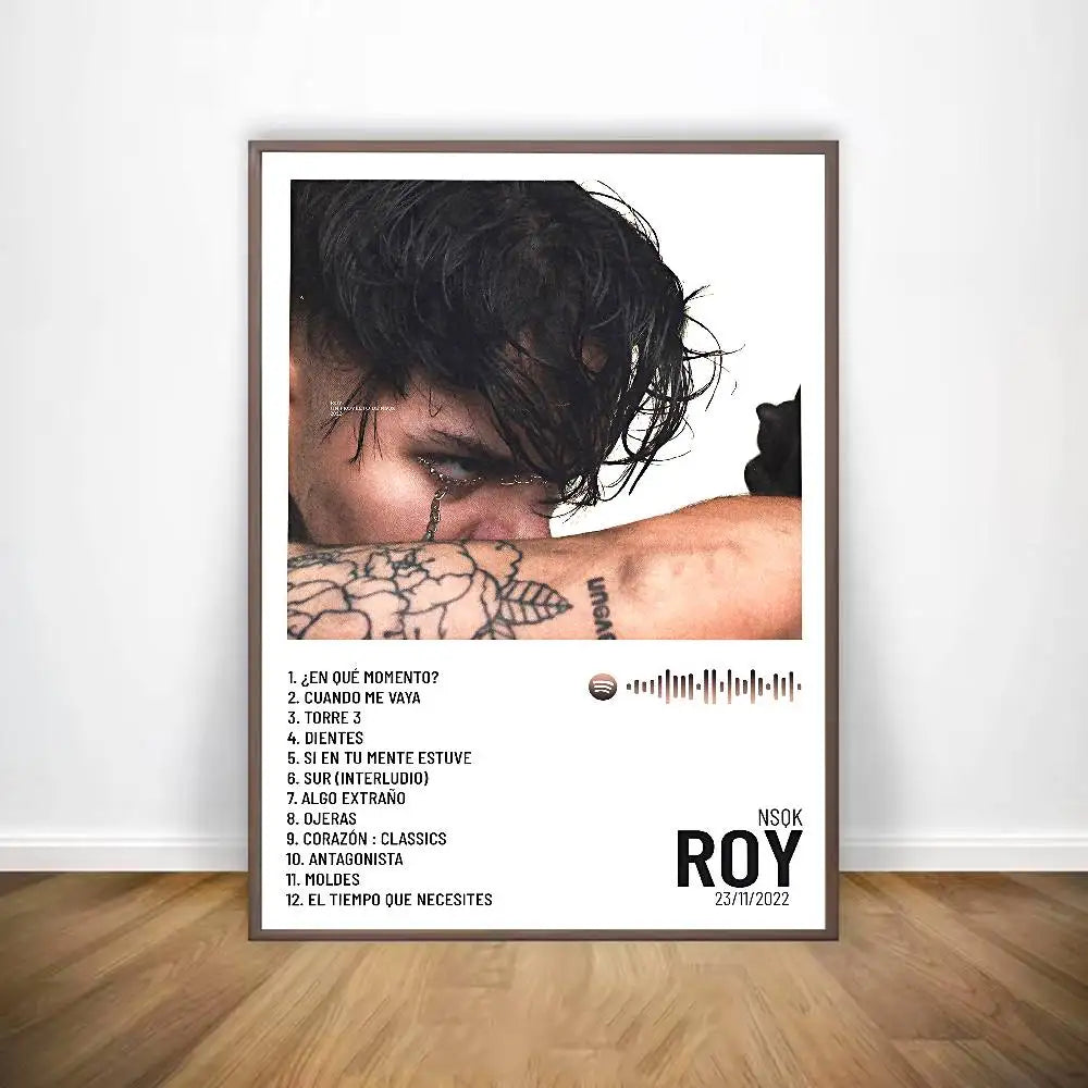Affiche Rapper Nsqk Décoration Murale Adhésive Imprimée Étanche pour Maison Salon Chambre Bar Esthétique