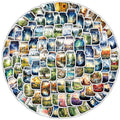 10/30/50/100 autocollants de dessin animé "Bottle World" style INS mignons pour ordinateur portable, scrapbooking, téléphone, agenda, autocollants esthétiques, jouets pour enfants