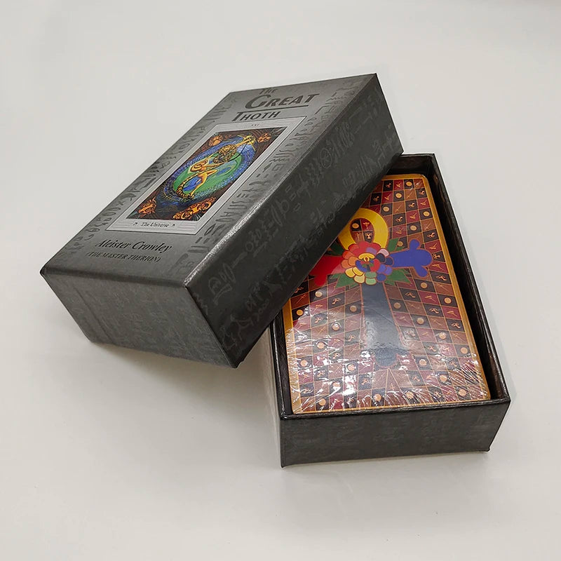 Aleister Crowley Luxe 80 cartas predictivas El Gran Tarot de adivinación THOTH