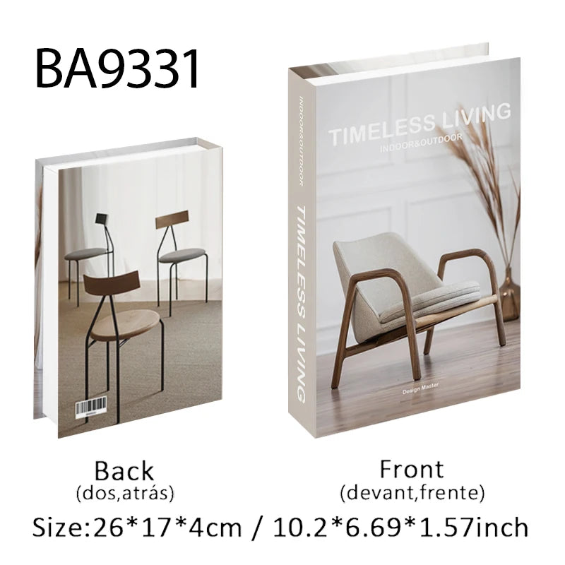 Luxury Fake Book Decorative Books Boho Matisse Storage Box Home Decor Coffee Table Shelf Ornament Japanese Interior Decoration