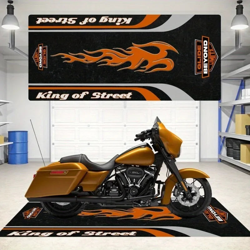 Alfombra de suelo para motocicleta VIKAMA, decoración del hogar resistente a la suciedad, alfombra para pasillo y corredor, manta para mesita de noche