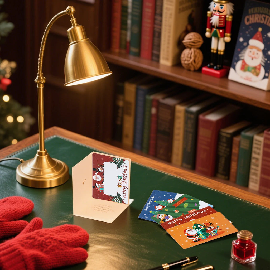 Tarjetas Rasca y Gana de Navidad, Decoraciones Navideñas para el Hogar 2025, Regalos Sorpresa DIY de Navidad y Año Nuevo 2026
