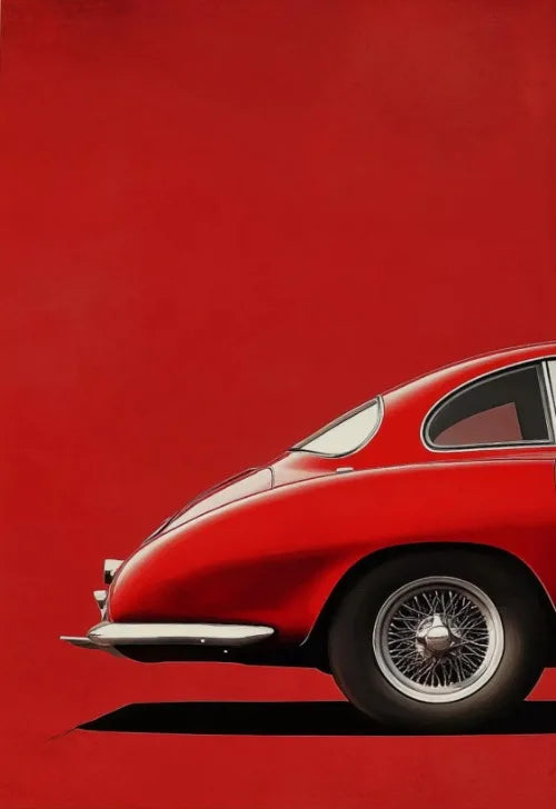 Retro Muscle Car 70s Auto Poster Classic German Car Poster Vintage Wall Art Unique Room Decoration Canvas Painting for Home Room