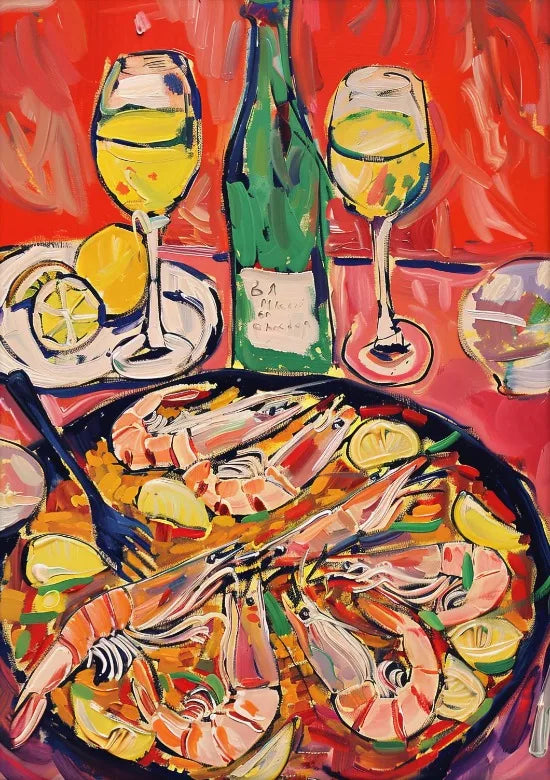 Alimentation Cuisine Cocktail Vin Art Déco Impression sur toile Affiche Cuisine Salle à manger Salon Décoration murale esthétique Impressions pour gourmands