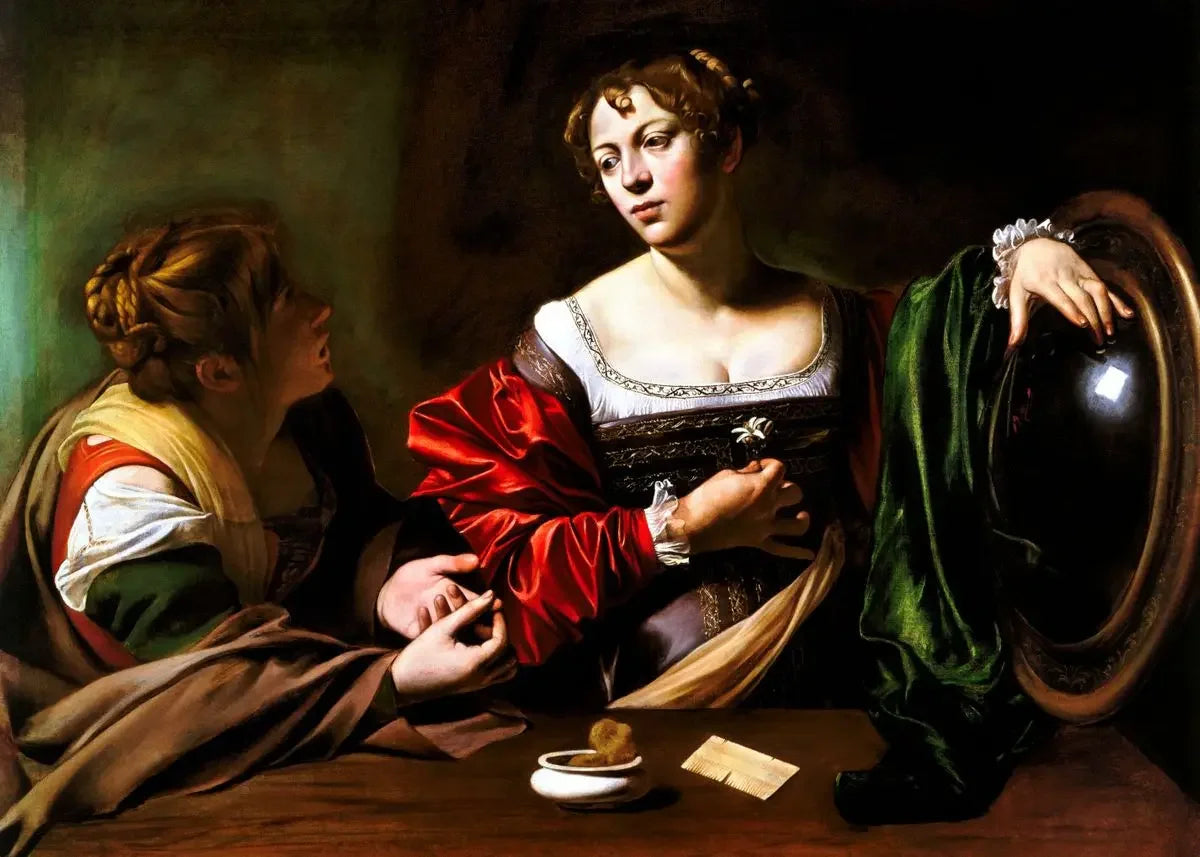 Classic, Vintage, Wall Art, Caravaggio Oil Painting, HD Canvas Printed Poster, Home Living Room Bedroom Decoration, Wall Art