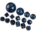 15 Dados poliédricos para juegos de mesa DND RPG Dungeons and Dragons D3 D4 D5 D6 D7 D8 D10 D% D12 D16 D20 D24 D30 D60 D100