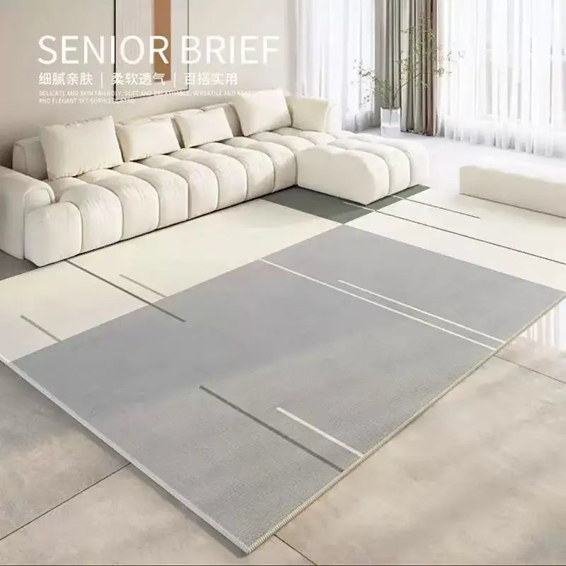 Alfombra geométrica moderna VIKAMA para salón, sofá, mesa de centro, dormitorio, armario, alfombra de gran superficie