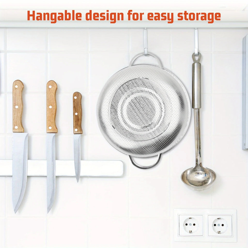 Panier de vidange en acier inoxydable, panier à laver les légumes, panier perforé, panier à laver le riz, passoire et filtre à eau
