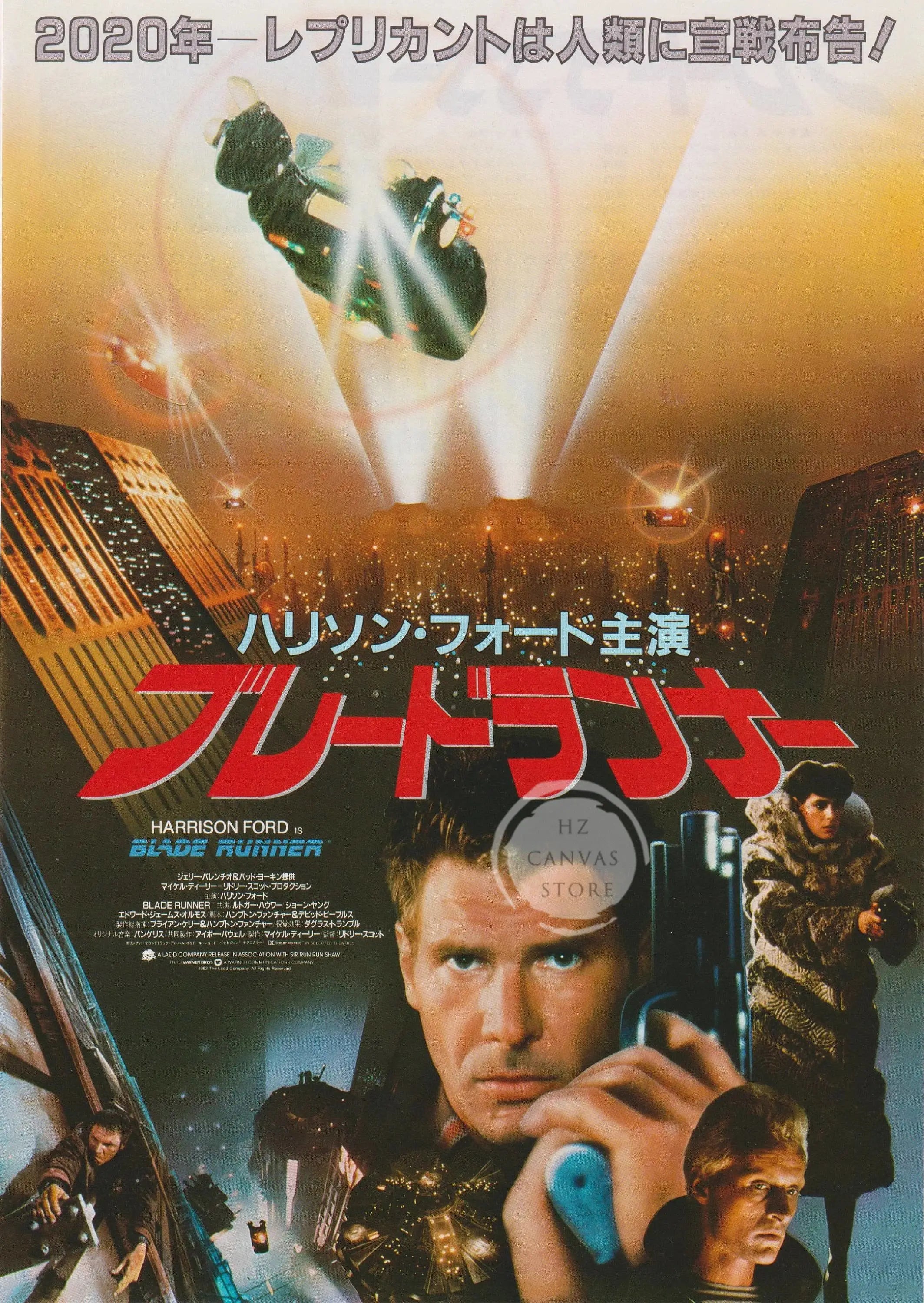 Death Race/Subway/The Fifth Element Japanese Movie Flyer Poster Vintage Style Canvas Print Modern Wall Art Decor for Living Room