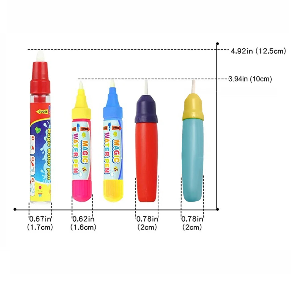 Magic Pen Doodle Pen Painting Mat Toys Pen Writing Mat Pen Water Drawing Toys Replacement Tool Juguetes Educativos para Niños