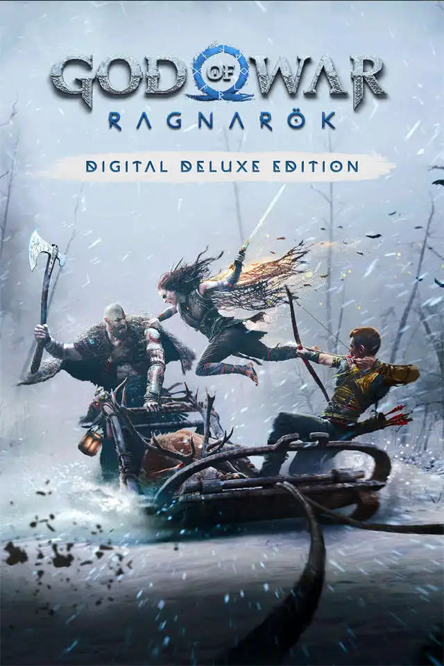 God of War Ragnarok 2022 Poster - Kratos Themed Wall Art for Gaming Room Decor