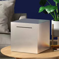 Stainless Steel Piggy Bank, a Student Internet Celebrity Savings Box That Only Allows Deposits, a Durable Metal Money Box.