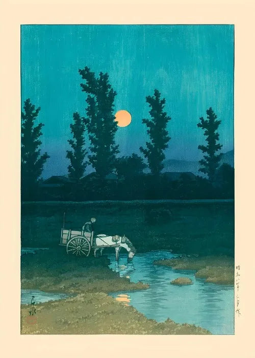 Ukiyo E Carteles Japoneses Vintage Antiguo Paisaje Japonés Bellas Artes Decoración Galería Ukiyo Impresiones Estéticas Pintura en Lienzo