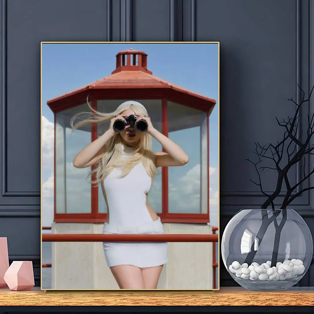 Cantante Ava Max Don't Click Play Póster HD Pósters Hogar Habitación Bar Cafetería Decoración Arte de Pared Pintura Cuadro
