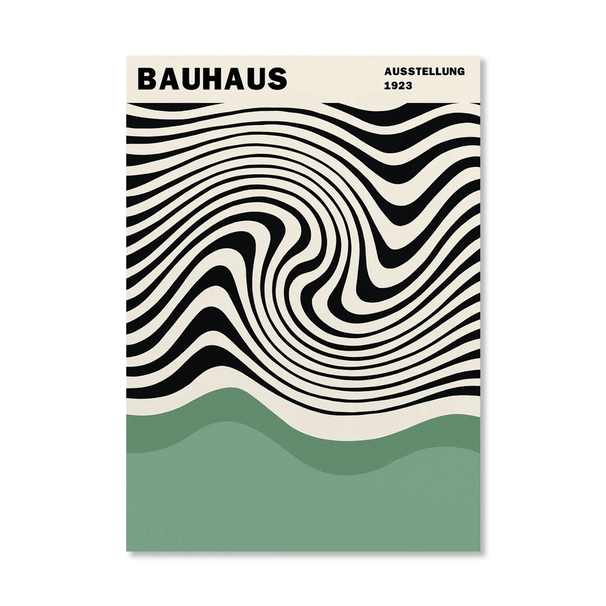 Abstract Orange Bauhaus Geometric Poster Pop Art Sunrise & Bicycle Wall Art Prints for Modern Living Room Dormitory Home Decor