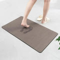 Tapis de sol d'été simple de couleur unie en diatomite antidérapant pour cuisine, entrée, salle de bain, décoration intérieure