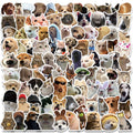 10/30/50/100 autocollants amusants et mignons pour chien et chat, autocollants de dessin animé Kawaii pour skateboard, ordinateur portable, bagages, téléphone, voiture, jouet