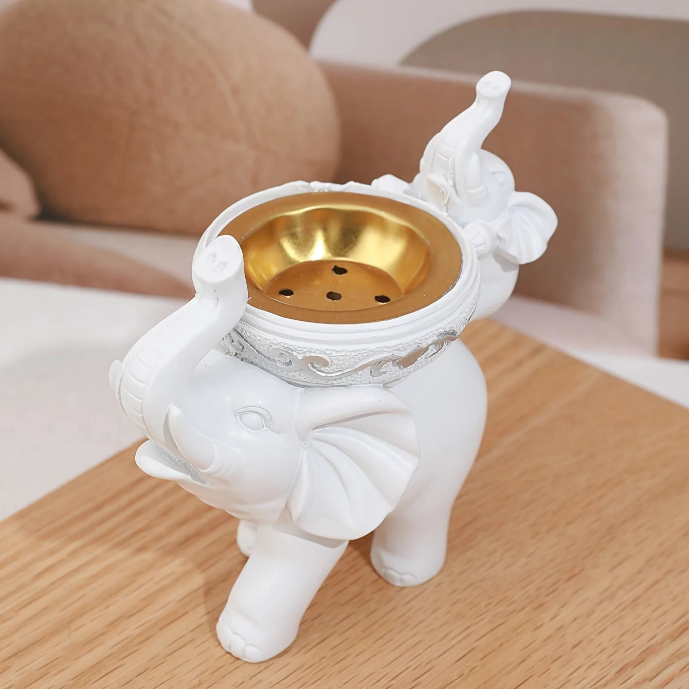 Figurita de elefante, bandeja divertida para dulces, cuenco para llaves, mesa de decoración del hogar, figurita, artículos diversos, recipientes, accesorios, caja de almacenamiento, escritorio, b