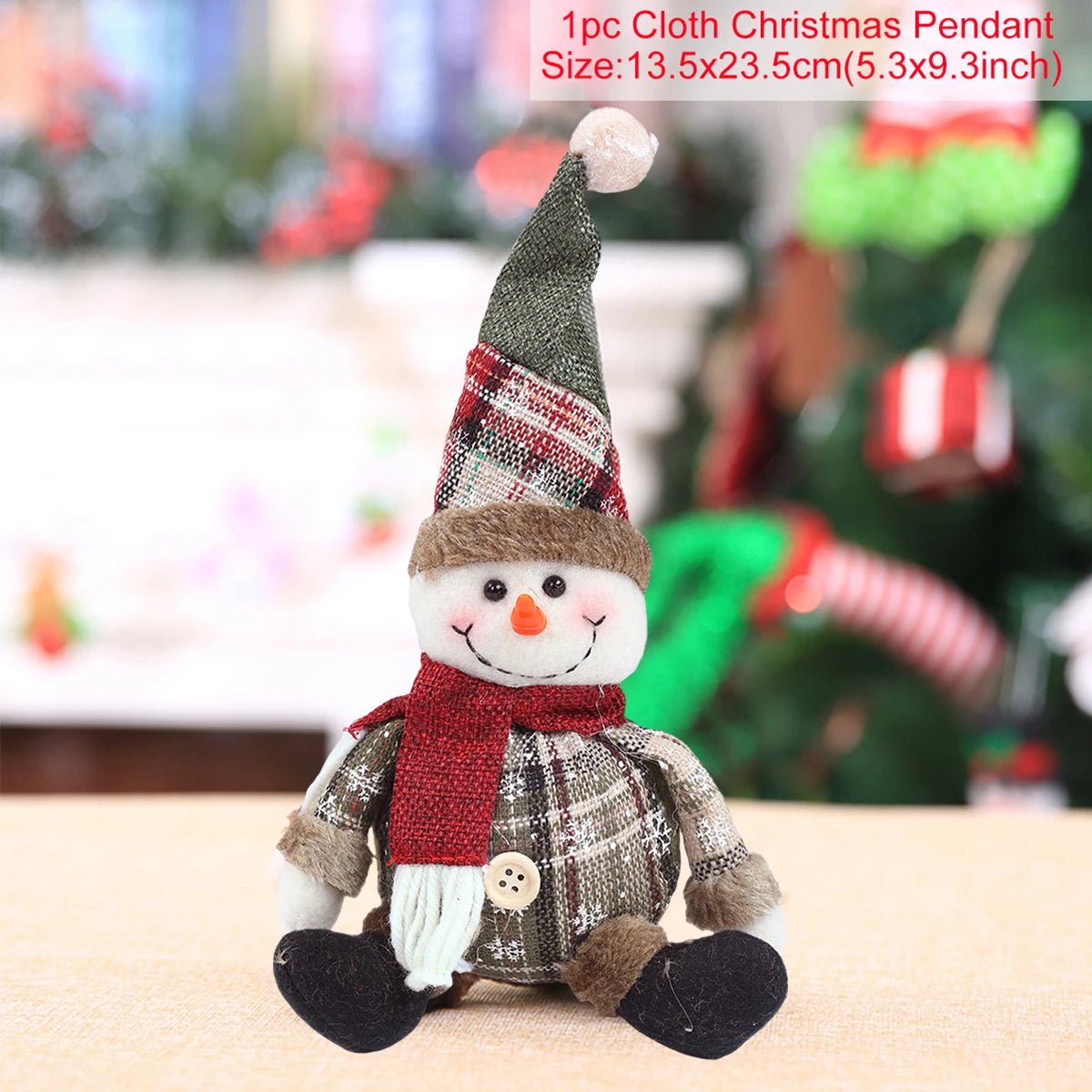 Decoración navideña de Papá Noel para el hogar 2025, decoración de mesa, muñeco de alce, adornos navideños, regalos de Navidad, Feliz Año Nuevo 2026