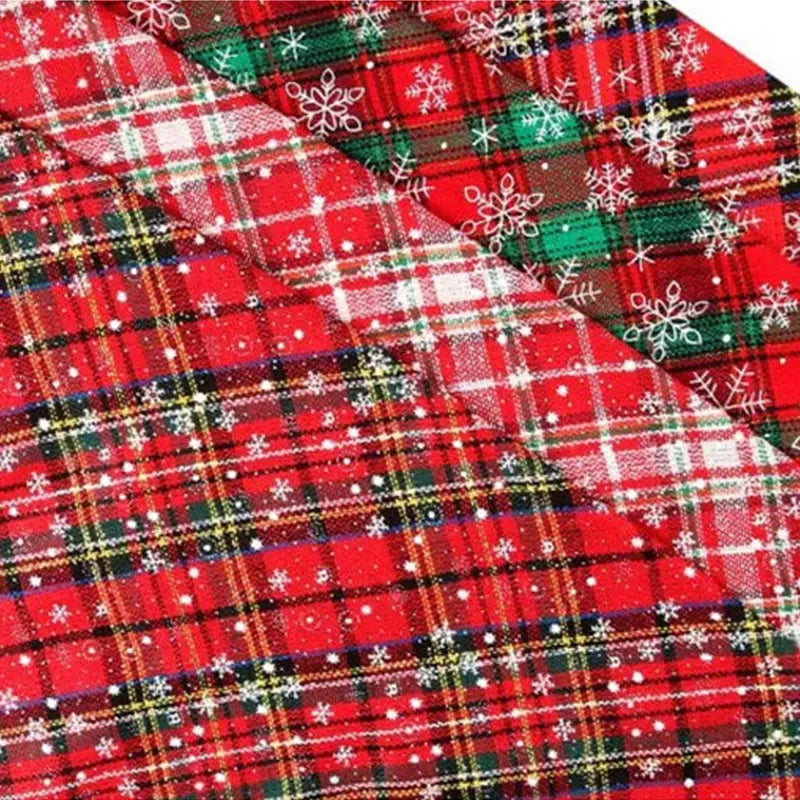 Pañuelos para perros, bufanda grande para mascotas, estampado de nieve navideño, algodón a cuadros, lavable, corbatas de moño, collar para gatos, bufanda grande para perros, accesorios