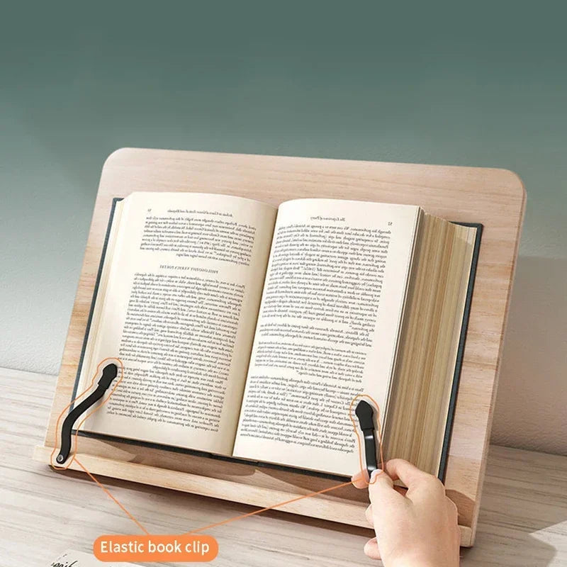 Pupitre de Lecture Réglable Support pour Tablette, Livre de Cuisine, Bureau, Salle d'Étude, Pliable