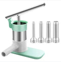 Sausage Stuffer Machine with 4 Stuffing Tubes Meat Stuffer Sausage Filling Tool Household Manual Vertical Sausage Maker Tool Kit