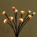 Luces solares LED de jardín con forma de abeja de 6/8 cabezales, impermeables, decorativas, para jardín, patio, césped, camino, terraza