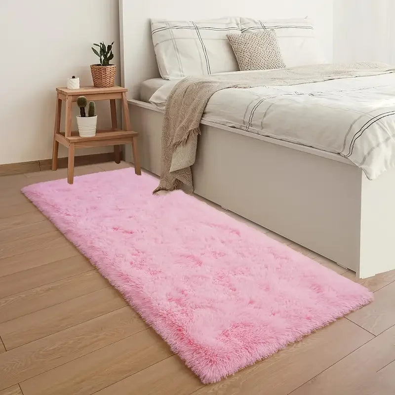 Alfombra de pelo largo suave y esponjosa VIKAMA, fácil de cuidar y lavable a máquina, para sala de estar, sofá, alfombra de cabecera para decoración del hogar.