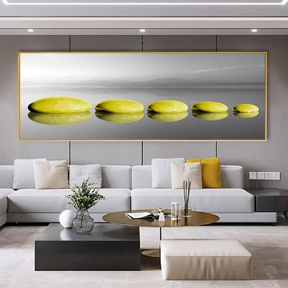 Moderno, Minimalista, Arte de Pared, Paisaje Marítimo Puente Goldenwood, Póster Impreso en Lienzo, Decoración de Fondo para Sala de Estar del Hogar