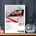 Affiche Grecas Chanteur Art Mural Adhésif Imperméable Décor Esthétique pour Maison Salon Chambre Bar