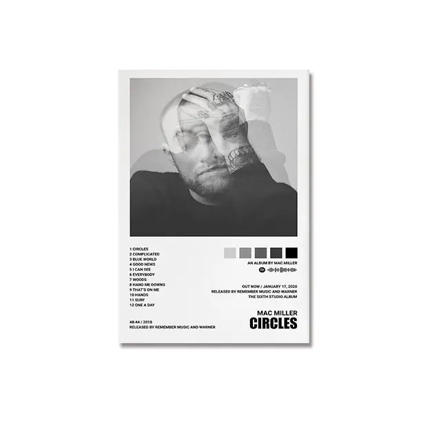 Póster de portadas de álbumes de música, regalos de Juice Wrld, Tyler, rapero de Hip Hop, cantante, portadas de álbumes, pintura en lienzo, imágenes de arte de pared, decoración de habitación