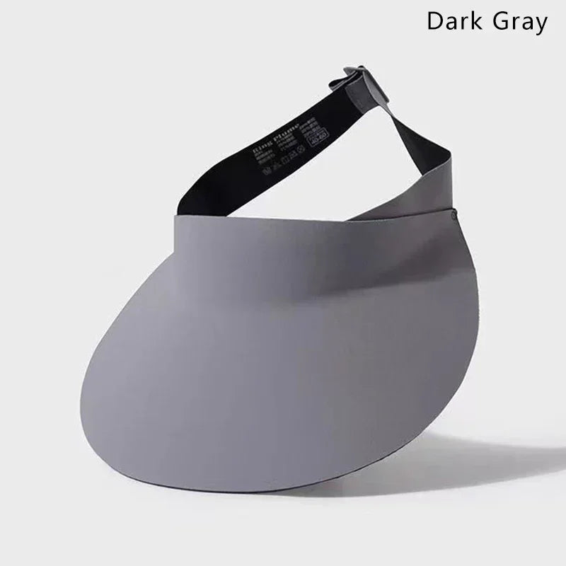 Nouveauté 2025 ! Chapeau de soleil pliable à large bord sans couture anti-UV – Casquette de voyage en nylon à séchage rapide – Ne laisse aucune marque – Cadeau d'été pour femme