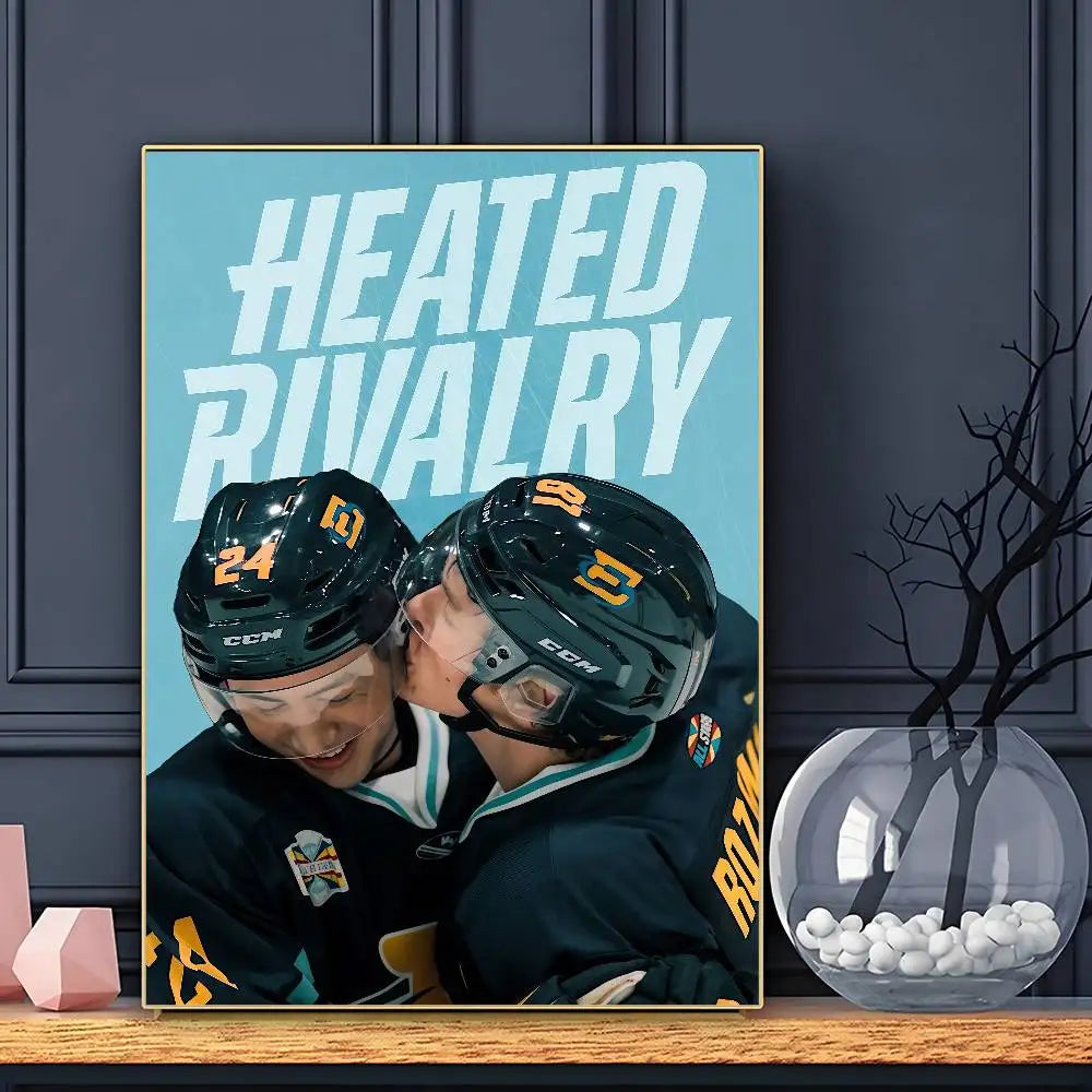 Love TV Series H-Heated R-Rivalry Poster Paintings Self Adhesive Prints Home Bedroom Living Room Decor Vintage Gift