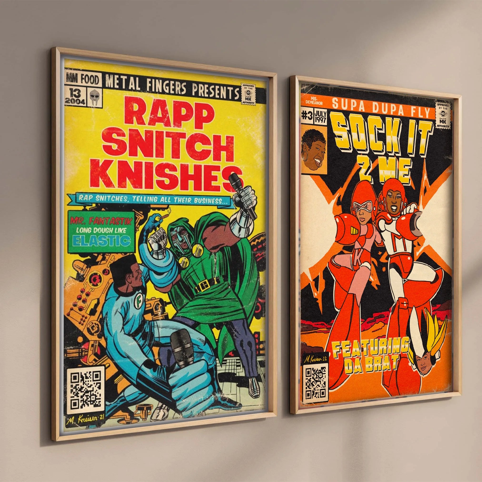 MF Doom Comic Poster Aesthetic Nas Michael Jackson Music Album Hip Hop Rapper Manga Vintage Canvas For Wall Art Mural Room Decor