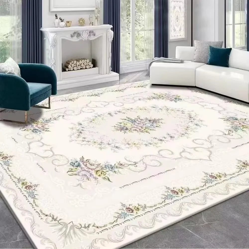 Alfombra estilo persa VIKAMA para sala de estar, alfombra grande lavable a máquina para dormitorio, decoración del hogar, alfombra para exteriores