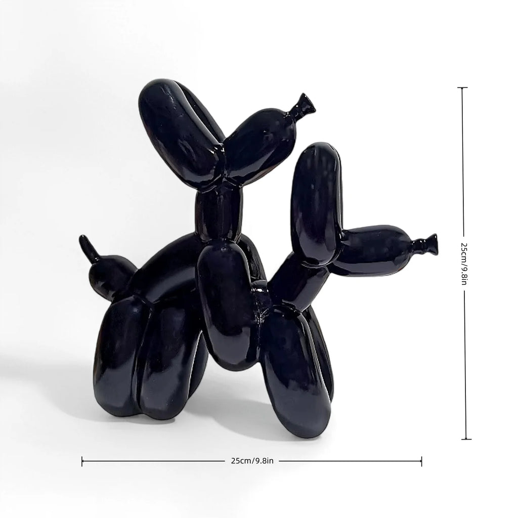 Modern Resin Balloon Dog Sculpture, Animal Craft, Home Decor, Dog Statue, Christmas Gift, Deco