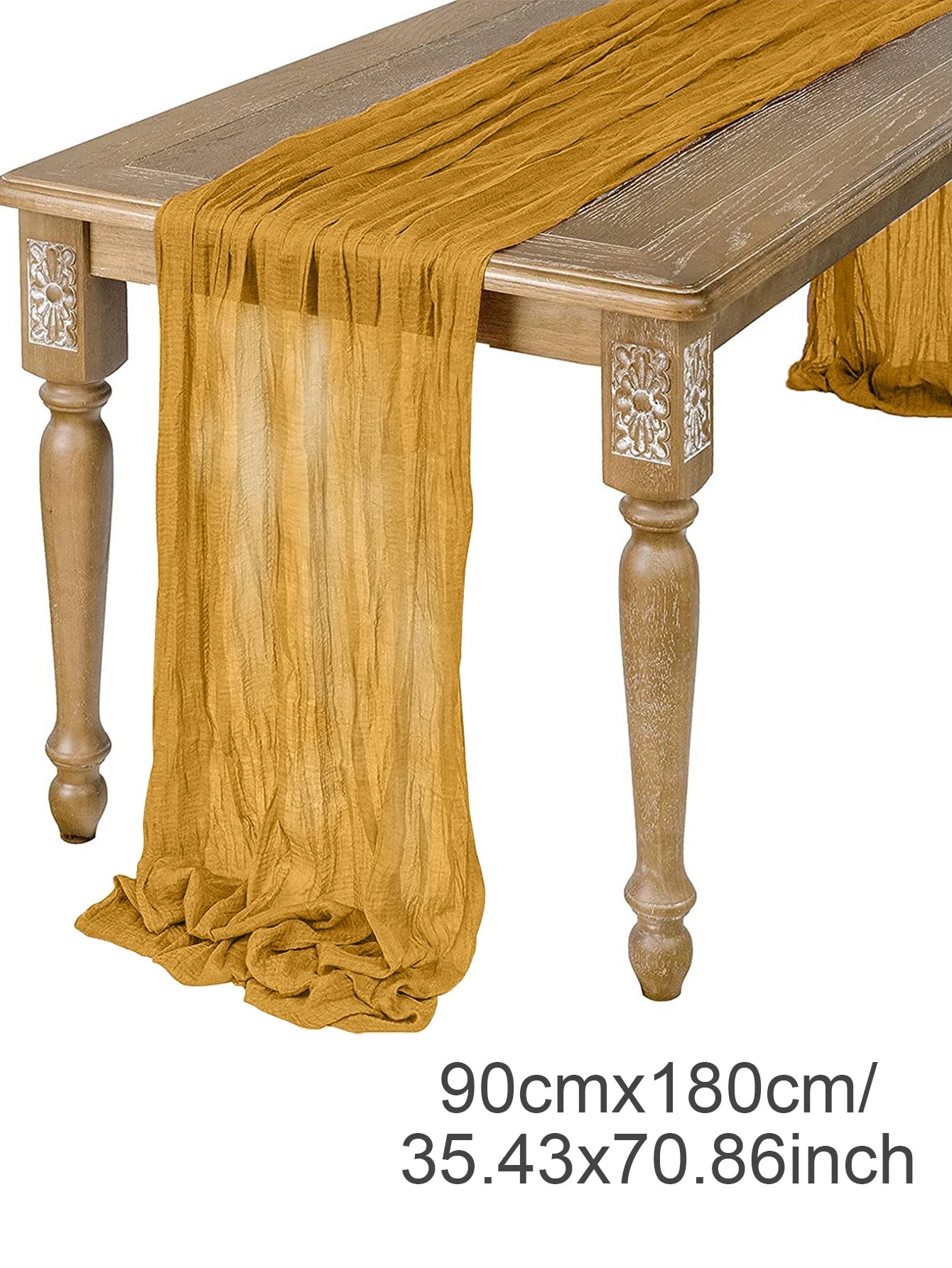 Camino de Mesa de Gasa Semitransparente, Salvia, Gasa de Queso, Decoración de Mesa, Comedor, Boda Vintage, Fiesta de Navidad, Banquetes, Arcos, Decoración de Pasteles