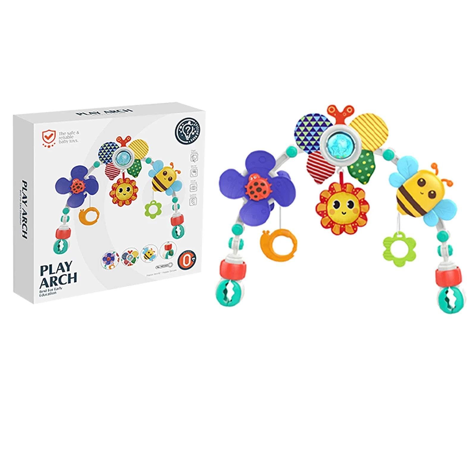 Baby Stroller Arch Toys Pram Activity Arch Toys Bouncer Toy Fine Sensory Development Motor Skills Toys  Arch Baby Car Seat Toys