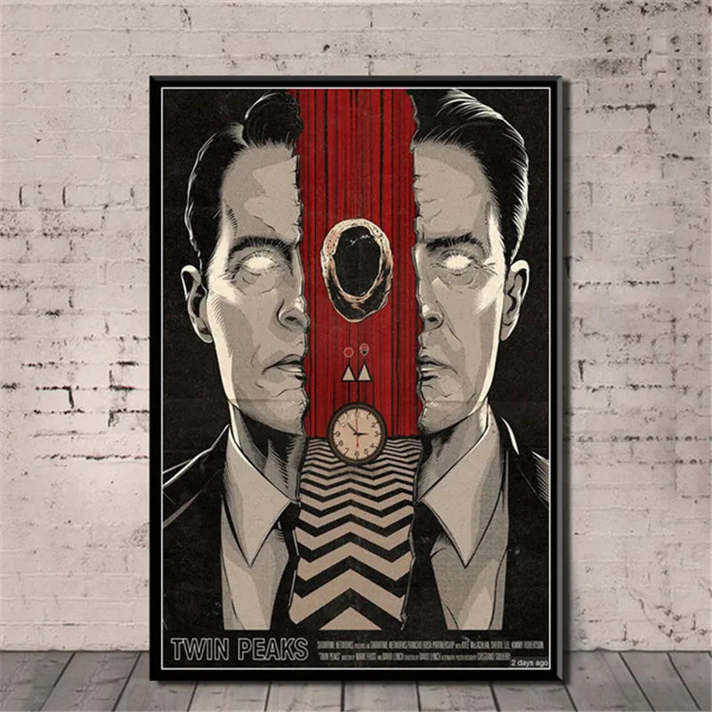 Serie de TV Twin Peaks, póster de anime de película clásica y grabados en lienzo, pintura artística, cuadros de pared para sala de estar, decoración del hogar