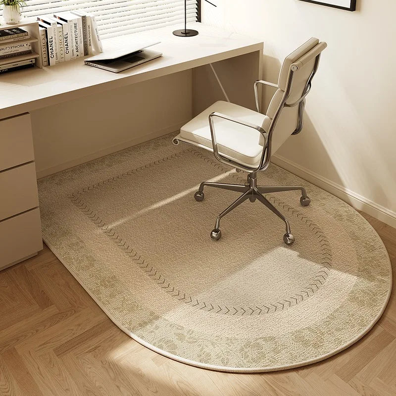 Alfombrilla para silla VIKAMA, alfombra arqueada para dormitorio, tocador, alfombra moderna para el hogar, estudio, sala de juegos, silla giratoria, alfombra silenciosa, alfombrilla para escritorio de oficina